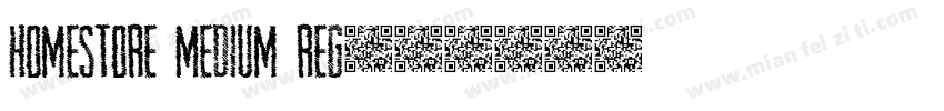 HomeStore Medium Reg字体转换